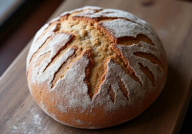 Klassisk Surdejsbrød med sprød skorpe